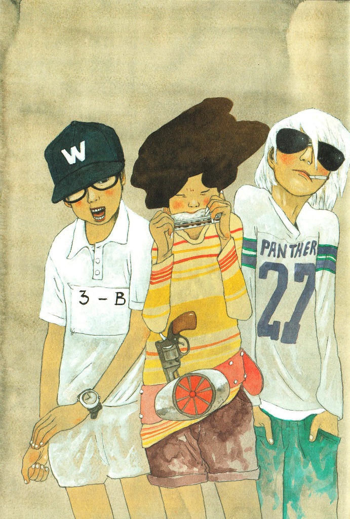 Ilustração interna do manga Sunny
